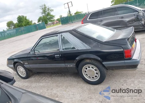 1986 Ford Mustang Lx/Gt из США, поврежденный, VIN 1FABP28M9GF320342